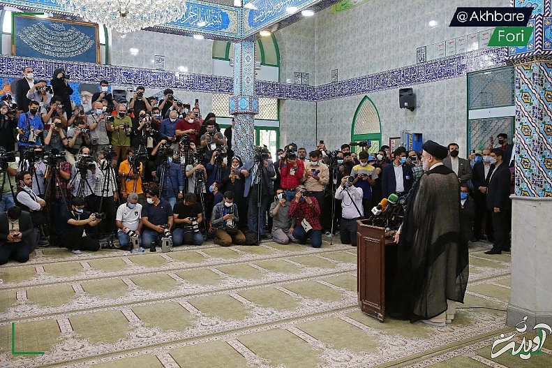 گزارش تصویری از رای دادن رئیسی